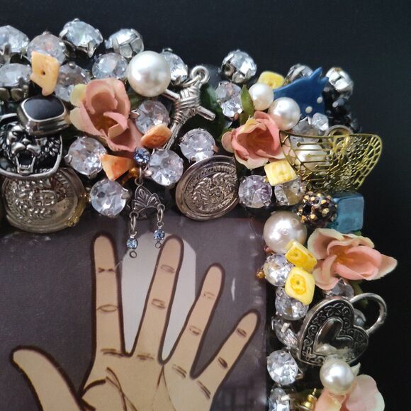 Jeweled Frame Vintage Marilyn Monroe Photo, Handmade, One of a Kind, Unique Gift - Picture 7 of 12